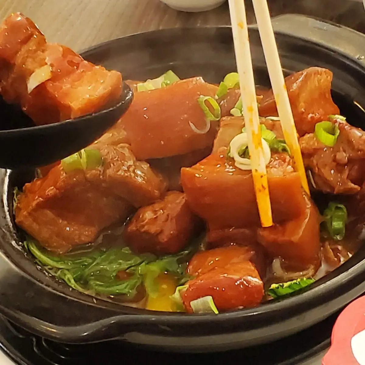 black bean pork belly 盐煎肉